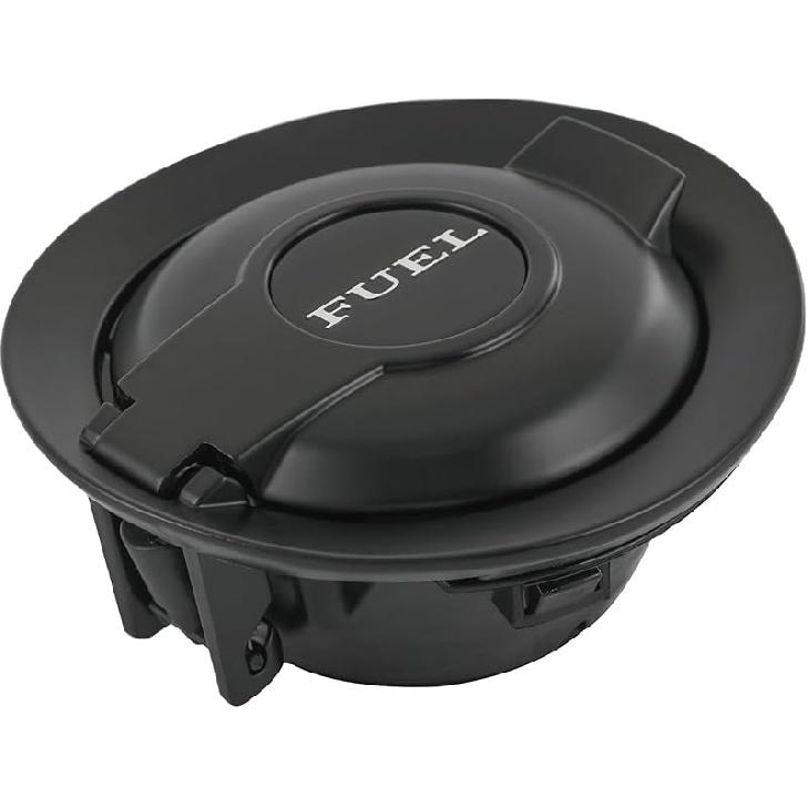 CARMOCAR Fuel Gas Door Vapor Edition Matte Black Replacement For 2008- Dodge Challenger Fuel Filler Door 68250120AA