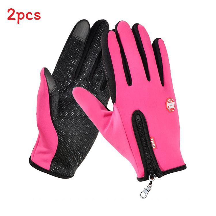 

Insulated Touchscreen Gloves For Hiking And Mountaineering In Cold Weather XL рожевий