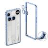 For Nothing Phone 3 3A Pro Case Fashion Metal Frame Fine Hole Lens Skin-friendly Shock-resistant Cover For Nothing Phone 3 Funda