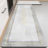 Light Luxury Diatom Mud Mat Nordic Wind Household Long Strip Absorbent Oil Absorption Non-slip Foot Mat Dirty Kitchen Mat