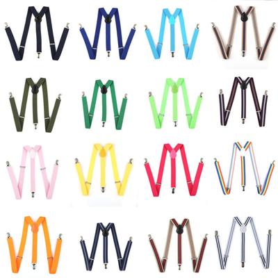 Elastické ve tvaru Y Dámské Jednobarevné/proužkové Nastavitelné podvazkové šle Pánské