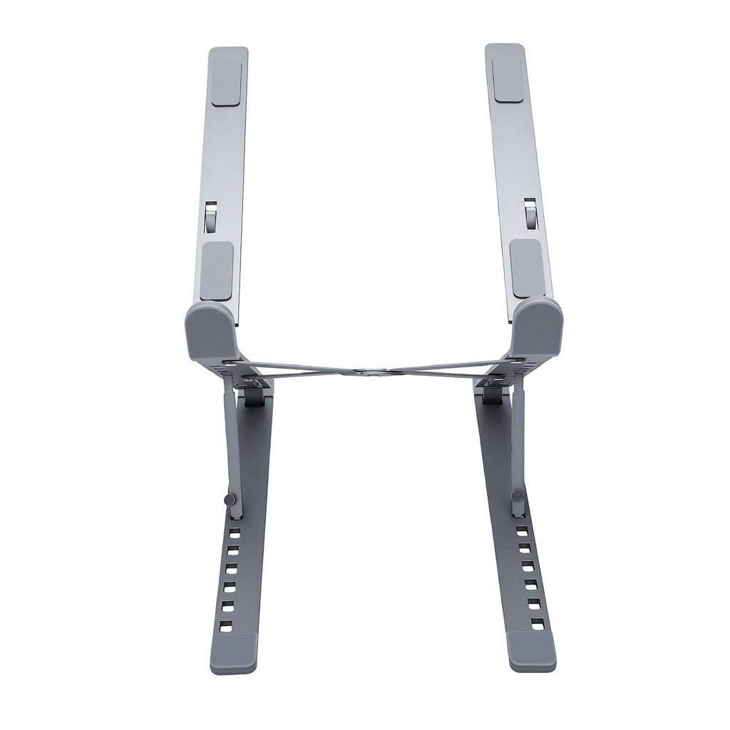 Laptop Stand Anti Slip Silicone Aluminum Alloy Foldable Ventilated Laptop Holder for Desktop