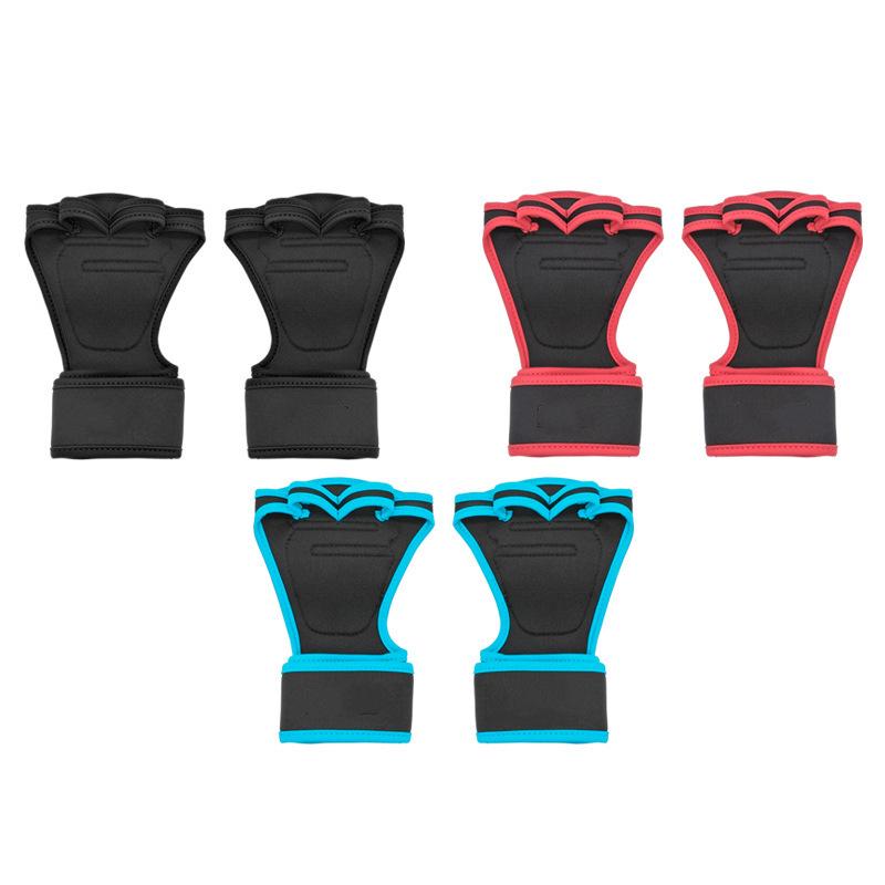Unisex Summer Fitness Fingerless Gloves with Wrist Support, Anti-callus Breathable Design for Weightlifting and Cycling.