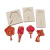 Chinese New Year Theme Chocolate Moulds Candy Molds Silicone Material Cake Decorating Tool Baking Accessories for Baking