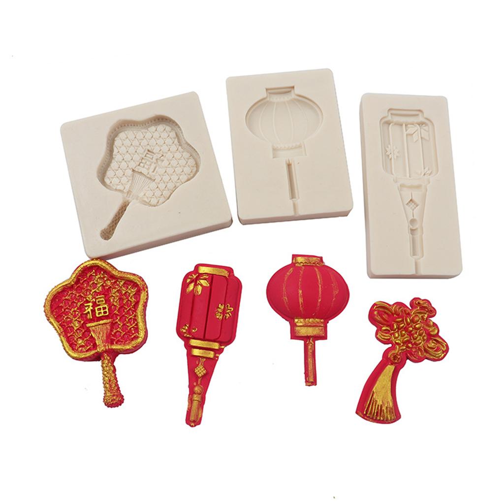 Chinese New Year Theme Chocolate Moulds Candy Molds Silicone Material Cake Decorating Tool Baking Accessories for Baking