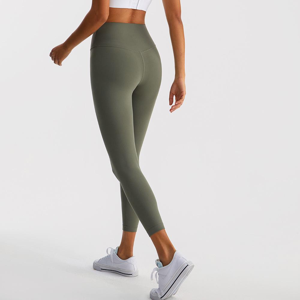 Neue High-Waist Yoga-Hose mit Nude-Gefühl: Damen-Leggings mit Hüftlift, Bauchkontrolle und Feuchtigkeitsableitung