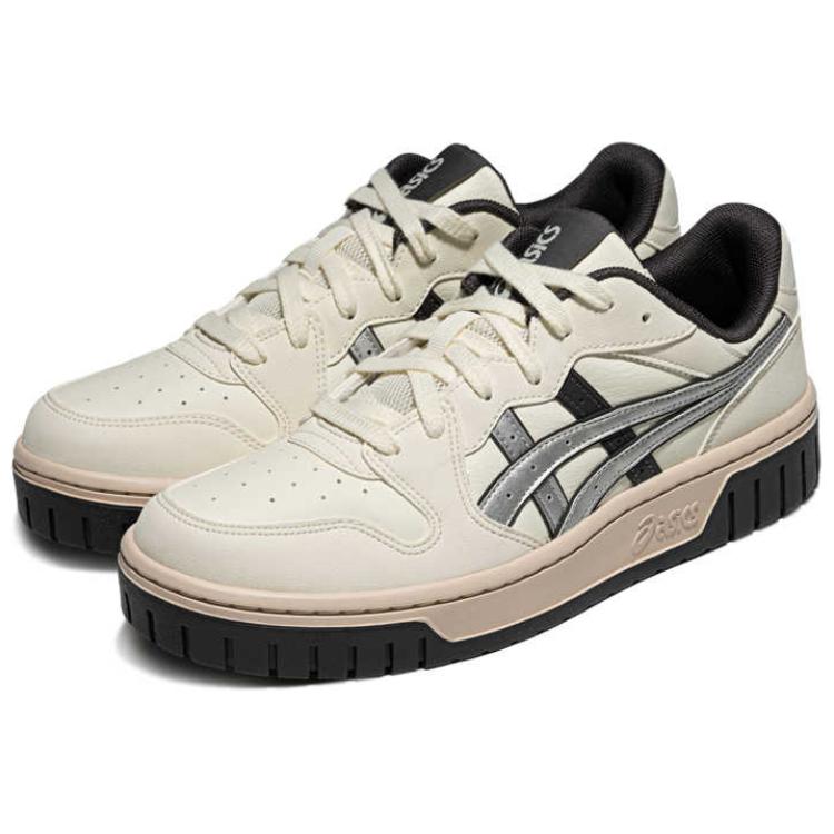 Asics Court Mz 2.0 Unisex Retro Shoes Comfortable Versatile Shock Absorbing Durable Low Top Skate Shoes Unisex sneaker Beige 1203A713-100