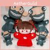 Plush Ne Zha Toy Hand Puppets Featuring Mythical Characters Children Doll Fans