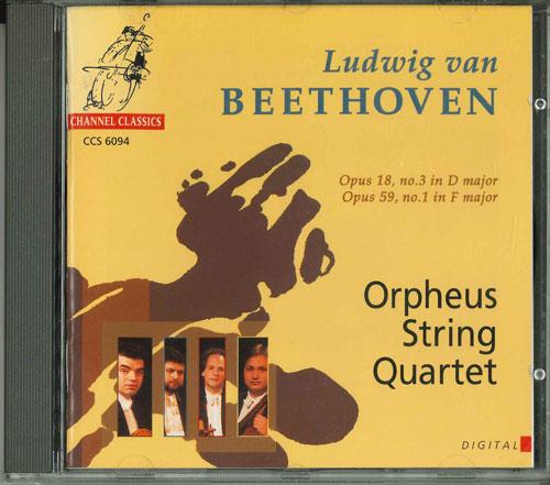 

CD ORPHEUS STRING QUARTE - Beethoven String Quartets CCS6094 Non Japan Classical Used