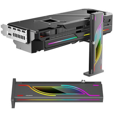 5V ARGB Video Card Sag Holder Adjustable Height Graphics Card GPU Brace Support Vertical GPU Support for PC Graphics Cards