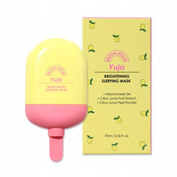 Patch Holic Gesichtsmaske für die Nacht Aufhellend Mit Vitamin C Yuja 70G