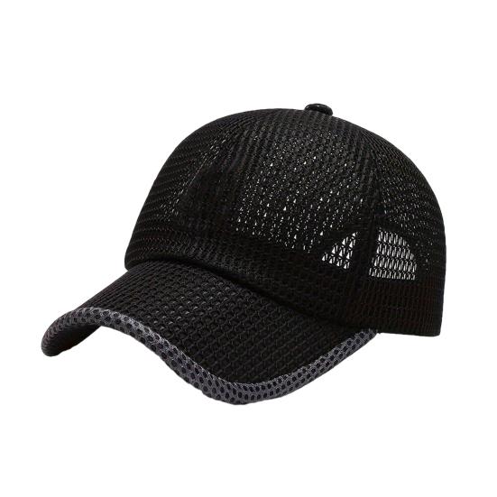 

Yousheng Baseball Cap Ultra-Light Mesh Breathable Hat 360 Degree Ventilation Sun Protection Outdoor Sports Running Hat Summer Baseball Hat чёрный