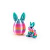 1Pc Cute 3D Printed Bunny Eggs with Mini Bunny Surprise Egg for Kids Easter Party Favors Birthdays Gifts Goodies Filler
