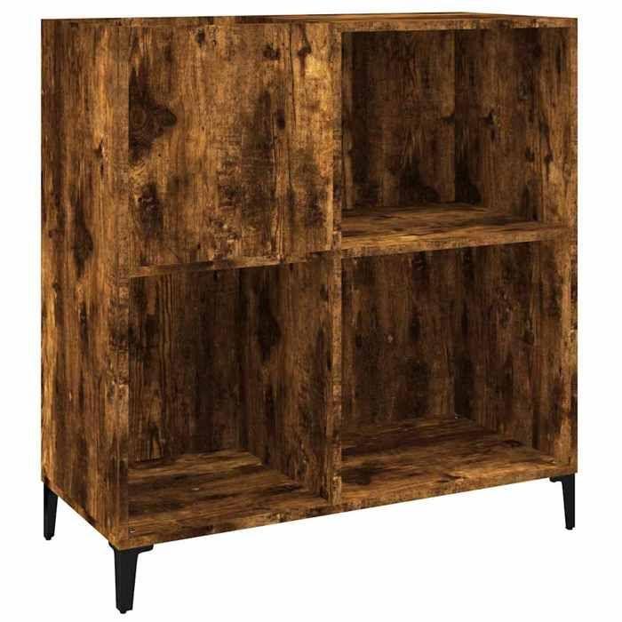VidaXL Record Cabinet, Side Cabinet with Storage, Furniture for Turntable, Living Room Buffet, Industrial 832002