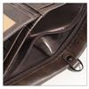 RFID Anti-theft Refreshing Men's Leather Wallet Wallet Retro Double Zipper Change Clip Short Wallet