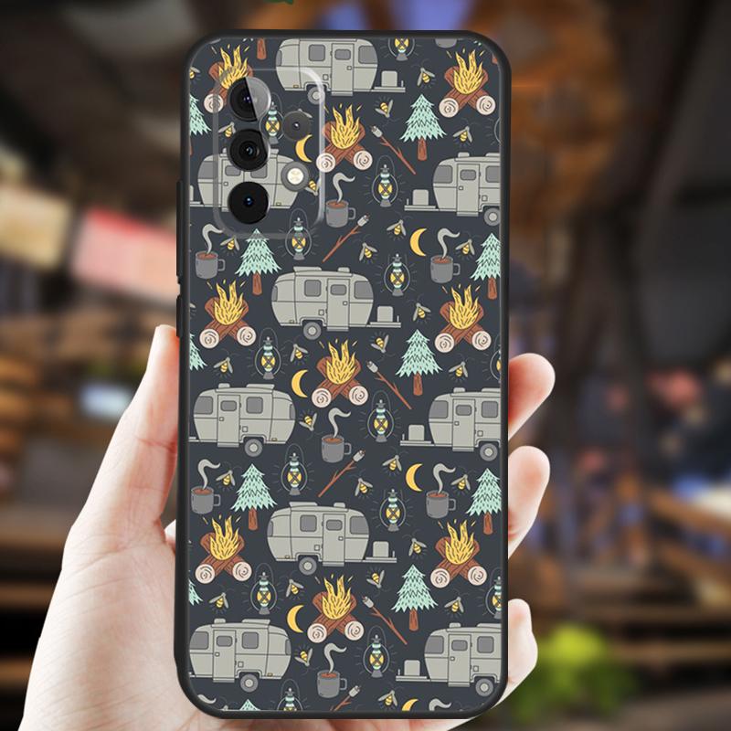 Camping Mountain Case For Samsung Galaxy A05 A06 A22 A53 A33 A26 A16 A56 A36 A32 A52 A54 A34 A14 A55 A15 A35