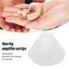 10pcs Hearing Amplifier Ear Plugs Flexible Horn Shaped Silicone Hearing Amplifier Eartip