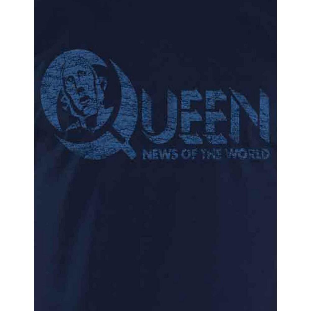Queen Unisex Adult News Of The World Back Print Logo T-Shirt