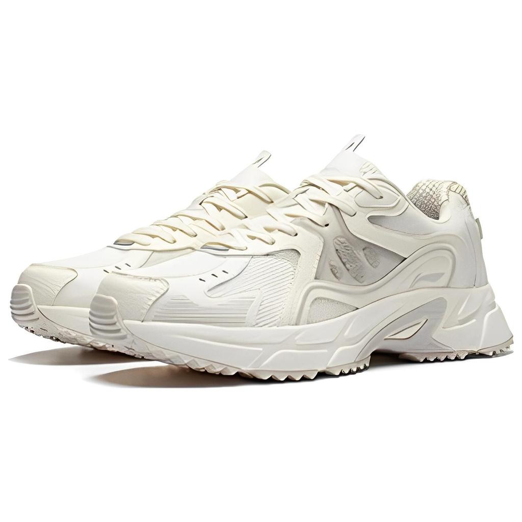 Li Ning Trendy Low-Top Sports Casual Shoes Men Sneakers Off-White ARLS021-3