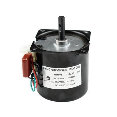 CHANCS 60KTYZ Silnik synchroniczny AC Niski poziom hałasu 110V Elektryczny Wysoki moment obrotowy Synchroniczny silnik przekładniowy z magnesem trwałym 30-36 obr./min