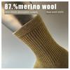 87% Merino Wool Socks for Men and Women, Outdoor Hiking Sports Mid-Calf Running Socks, Run Pro