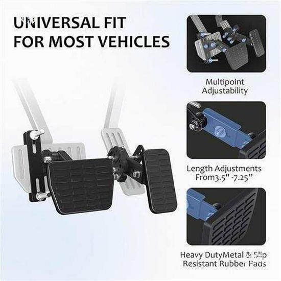 Universal Car & Kart Pedal Extender for Accelerator and Brake