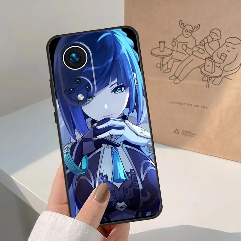 Yelan Genshin Impact For Honor Magic 8 Pro 7 6 5 Lite Case For Honor Win RT 200 400 50 70 90 X8b X9a X9b X9c X9d