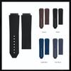 25x19mm Soft Nature Rubber Watchband Convex End For Hublot Strap For Classic Fusion Series Men Strap Fold Buckle Screwdriver