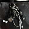 Geflochtenes Seil Schlüsselanhänger Taschenanhänger Handtasche Hängendes Ornament Taschenzubehör Rucksack Anhänger für Damen Mädchen Geschenke