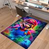 1 Stück Super Mario Büroteppich Rutschfester Teppich mit Anime-Cartoon-Design für festliche Geschenke, Geeignet für Wohnkultur, Wohnzimmer, Schlafzimmer, Gaming