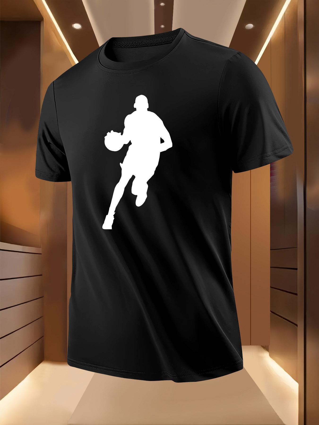 Basketball Graphic Tshirt - Lightweight Breathable Summer... S