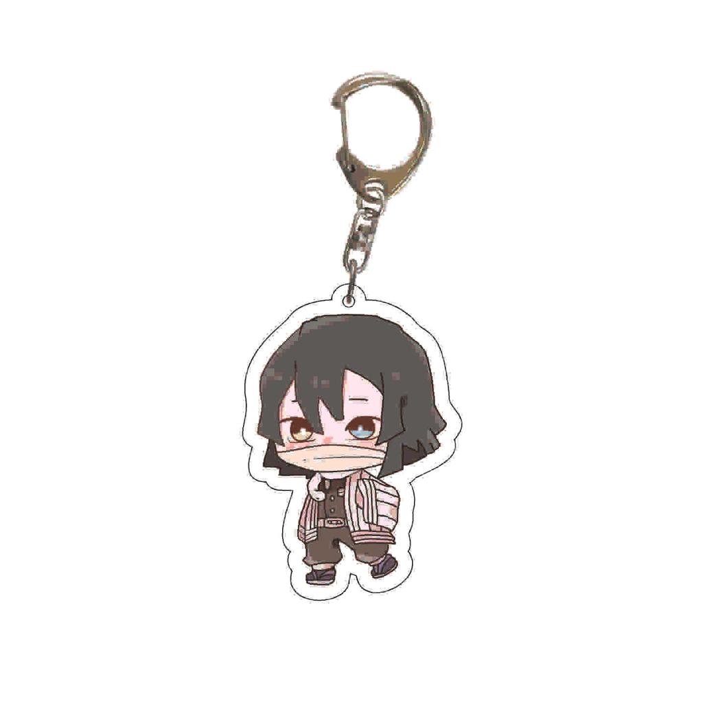 Demon Slayer Kimetsu No Yaiba Acrylic Key Ring Backpack Pendant Anime Cosplay Accessory Gift for Fans Collection
