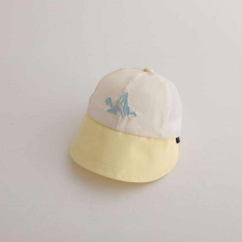 Summer Mesh Brim Sun Protection and Sunshade Baby Hat for Boys and Girls Quick-Drying Kids Baseball Cap