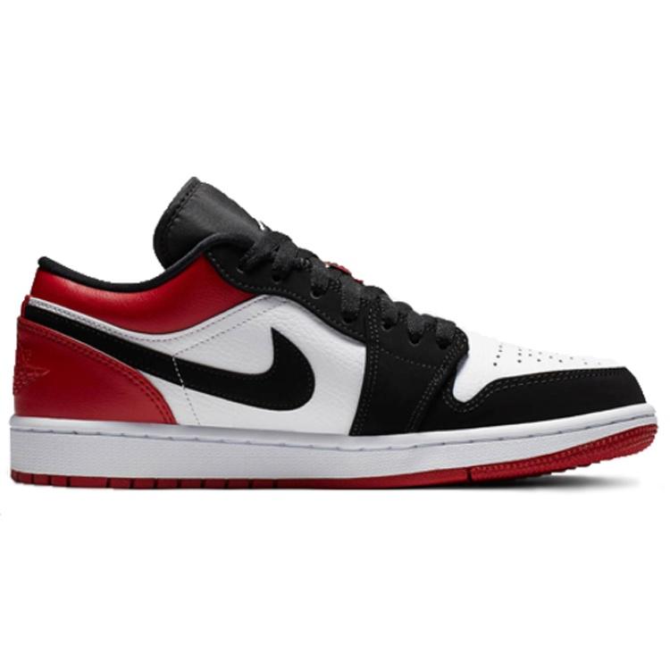 Air Jordan 1 Low 'Black Toe' Men's 553558-116