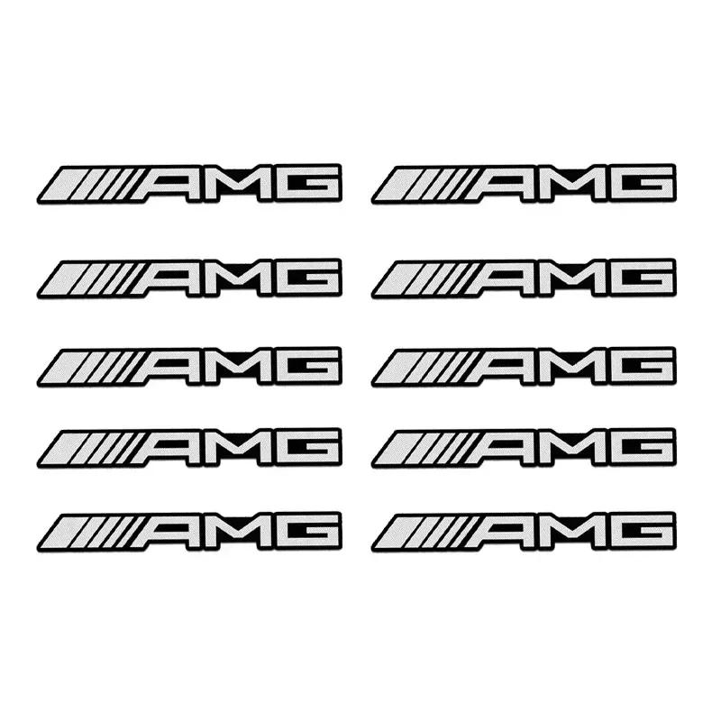 10Pcs Car Audio Stickers Speaker Steering Wheel Decorative Sticker For Mercedes Benz AMG W204 W205 W203 W211 W212 W213 W201 W210