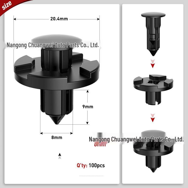 Subaru Nissan Mitsubishi Engine Guard & Radiator Cover Liner Clips
