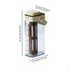 Cold Brew Coffee Pot Measurement Markings Maker Transparent Portable Serving