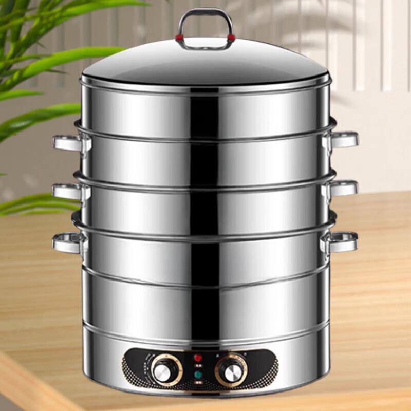 Yingbai 42cm Nerezový komerční elektrický parní hrnec