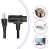 Portable Sturdy Professional Equipment Power Cable NEMA 5 15P to C13 and 5 15R Paralleled Connection Casual Use