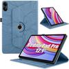 Case for Xiaomi Redmi Pad 2 Pro / Pad Pro 12.1 Inches, Rotating Case Tree Pattern Synthetic Leather - Blue