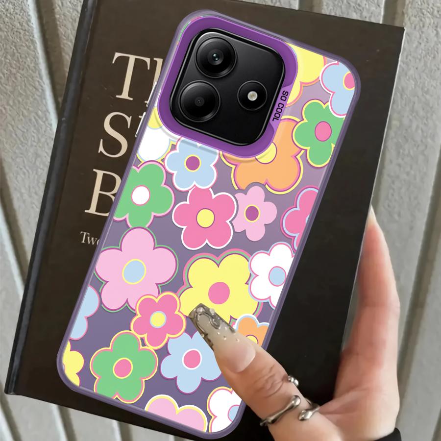 Shell Flower Back Phone Cover Case for Xiaomi Poco C50 X5 X3 Pro F3 GT X3 NFC F4 C51