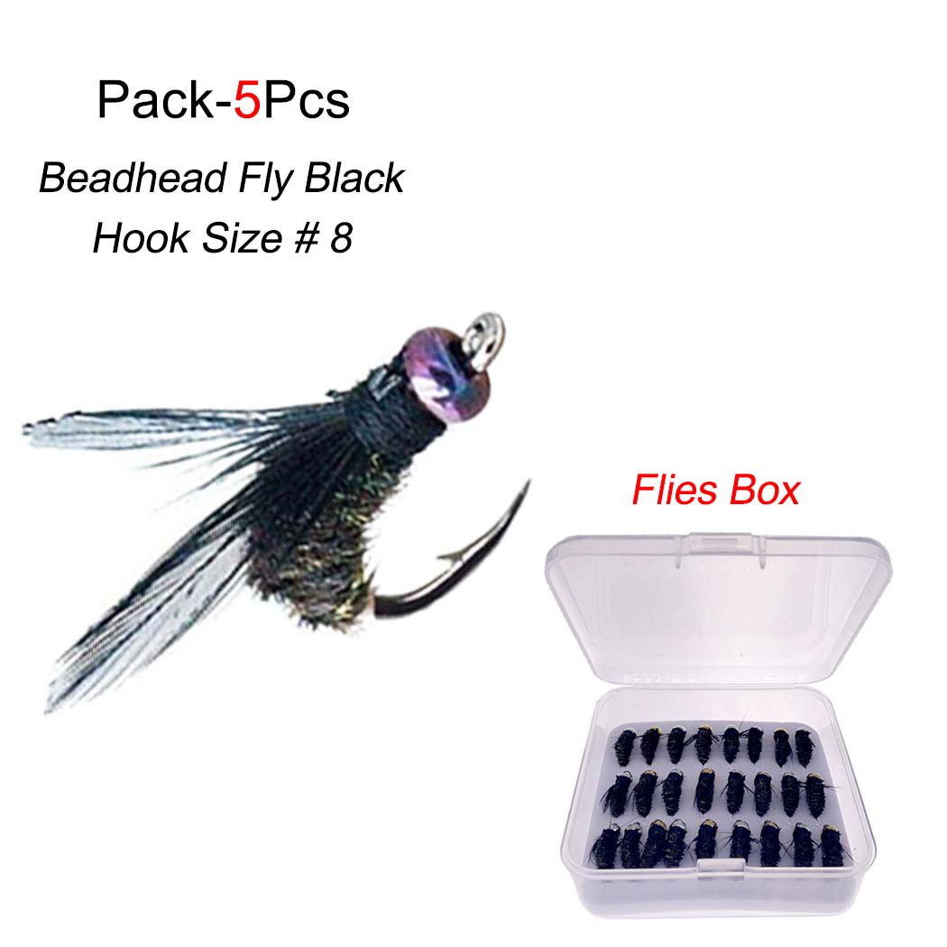 

5/10/15/20/25 шт./кор., рыболовная приманка #8, спиннер «Нимфа», сухая мушка, наживка для насекомых, форель, мушки для рыбалки нахлыстом 5Pcs