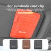 Car Sun Visor Sunglasses Clip Credit Card Pen Storage Holder For Hyundai Tucson NX4 IX35 H7 2022 2021 2020 2019 2018 2009 XX5