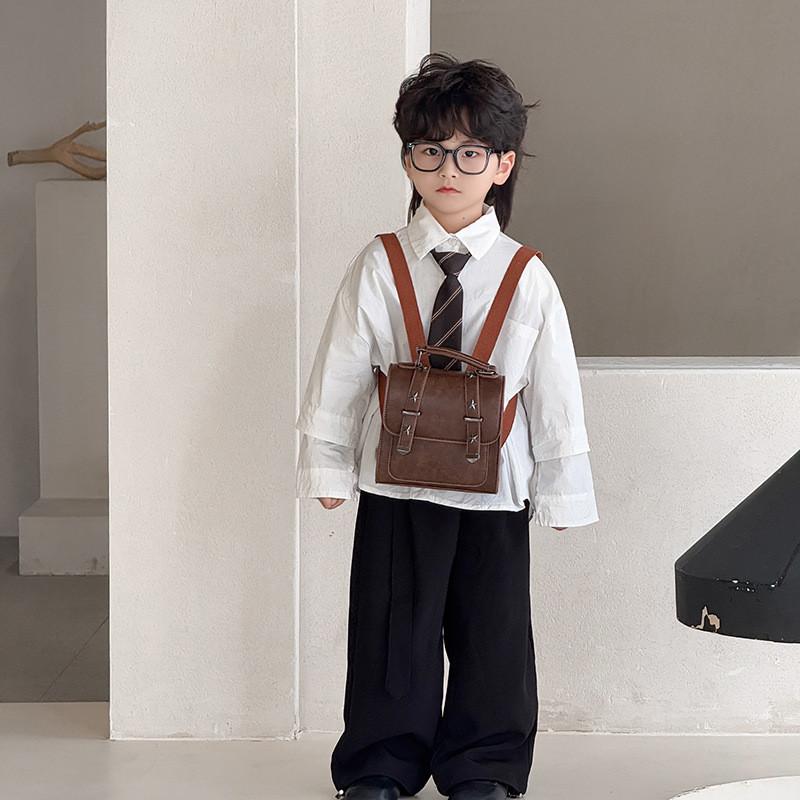 Color Solid Classic Childrens Backpack Breathable And Modern Design Ideal For Use Everyday