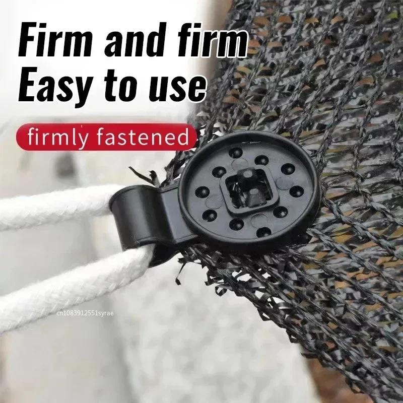 Awning Plastic Clips Outdoor Shade Cloth Net Clip Camping Garden Tool Buildings Fence Net Fix Clamp Awning Hook