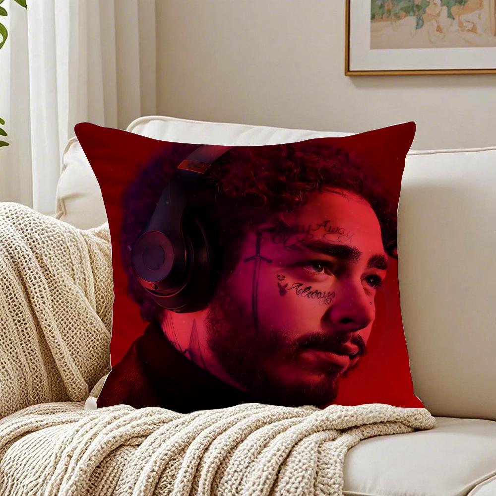 Singer PPost MMalone Cushion Cover Pillowcase Antidustmite living Room Sofa Decor Cushion Room