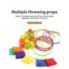 3 in 1 Loop Sandbag Golf Bean Bag Toss Game for Kids Outdoor Sport Toys Golf Chipping Game Golf Training Mat Children Toy Gifts