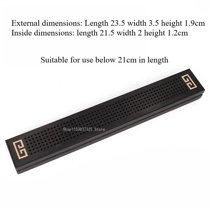 Long/square Wooden Sleeping Incense Box Home Indoor/study Decoration /Meditation Purification/Incense Stick Aromatherapy Stove
