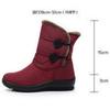 Women Snow Boots Winter Waterproof Plus Velvet Warm Ankle Boots Comfortable Non-slip Women Cotton Shoes Outdoor Snow Boots