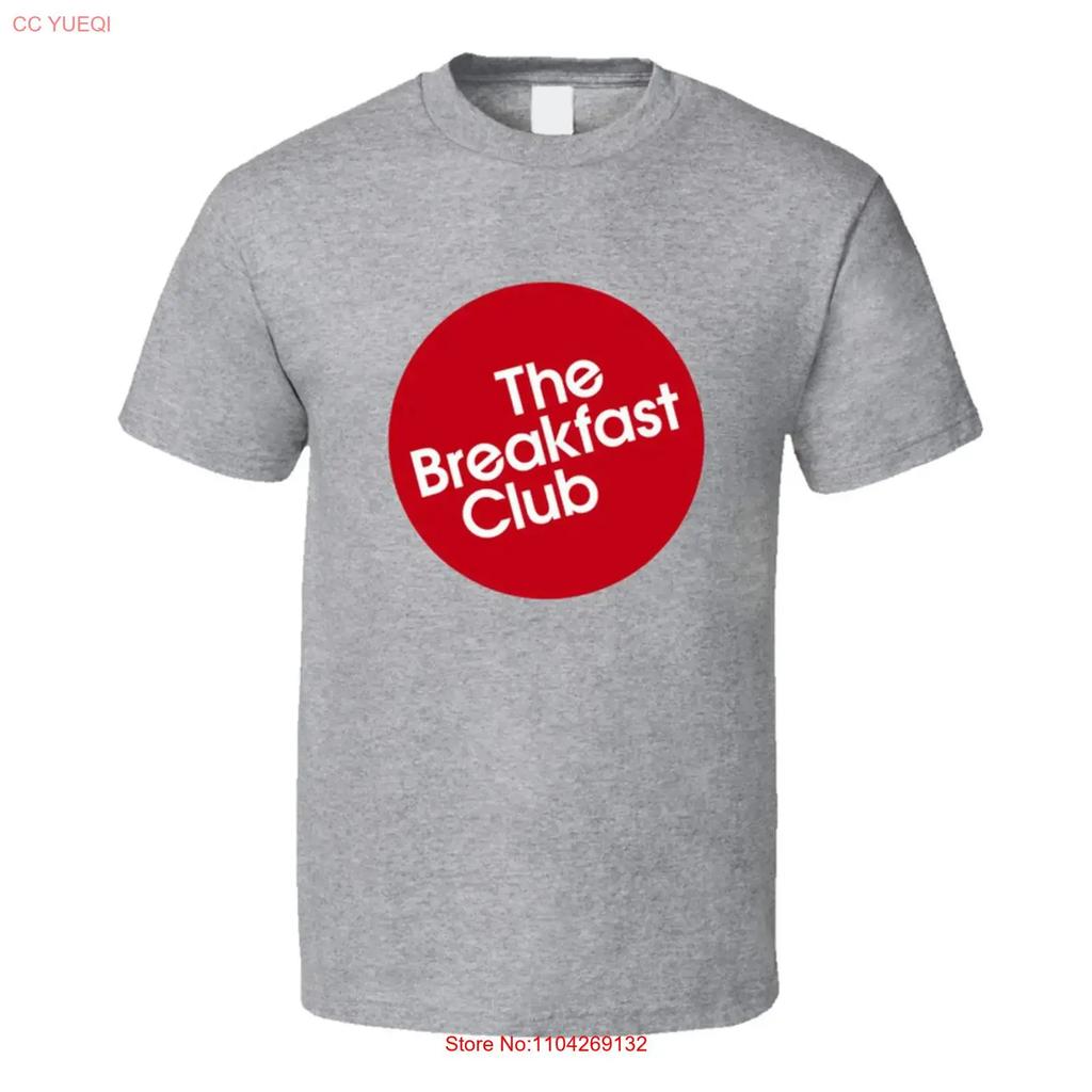 The Breakfast Club Logo T Shirt Cool Retro Movie Fan Vintage Stylish Top For Everyday Wear Streetwear Unisex